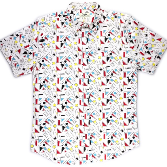 Retro Graphic Pattern Shirt & Short Set - Picture 3 of 6